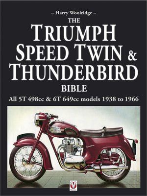 cover image of Triumph Speed Twin & Thunderbird Bible